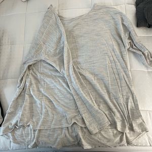 Lululemon flowy open back top